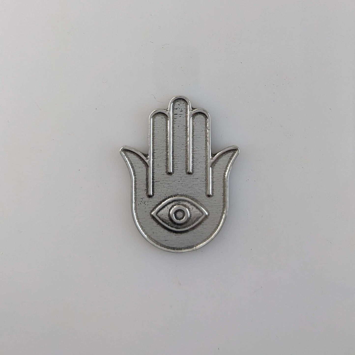 Hamsa, pewter magnet