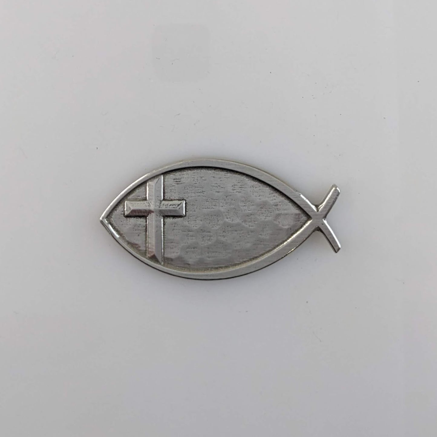 Ichthys, Jesus Fish pewter Magnet