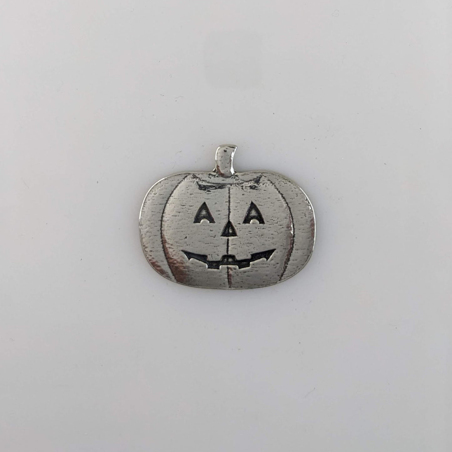 Jack O Lantern, pewter magnet