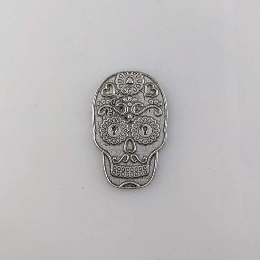 Sugar Skull, pewter magnet